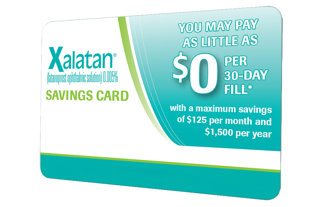 XALATAN (Latanoprost ophthalmic solution) savings card